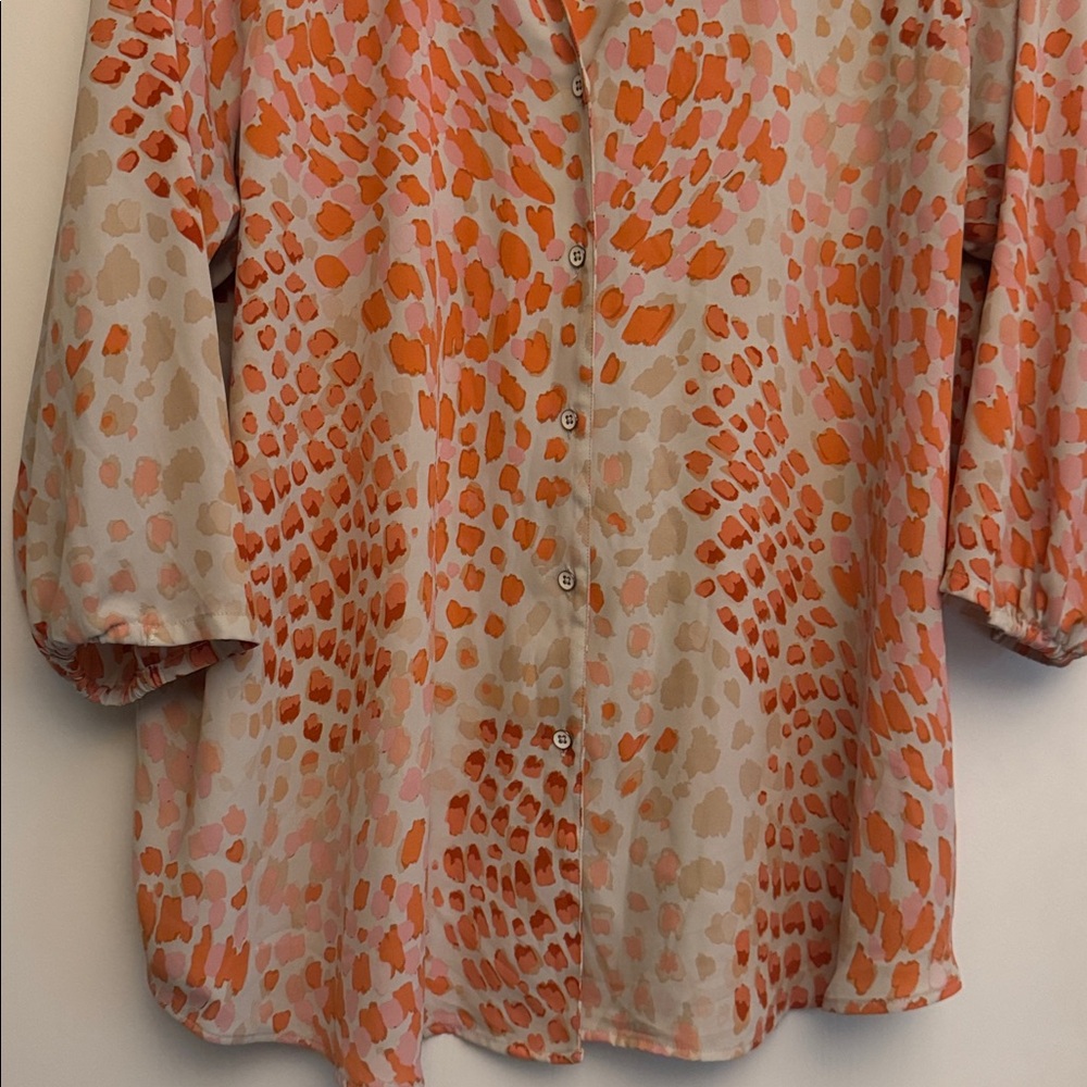 Cabi Go-To Abstract print blouse XL - Picture 3 of 5